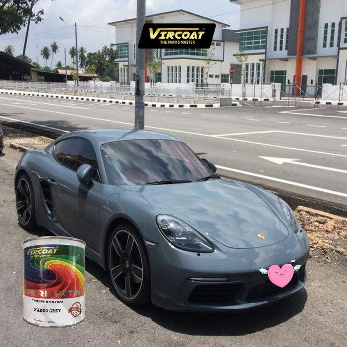 automotive paint, car paint, crystal, vircoat, nardo grey, cat kereta